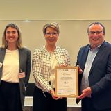 Team Nachhaltigkeit, Polizeipräsidentin Alexandra Dorndorf und Minister Oliver Krischer