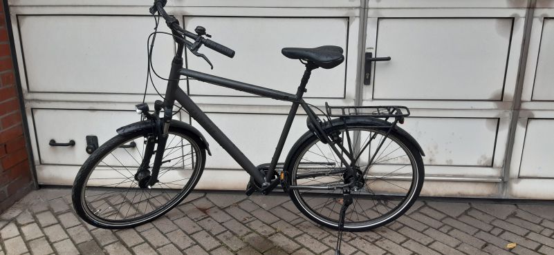 Das Foto zeigt das sichergestellte Herrenfahrrad