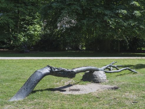 Das Foto zeigt das Kunstobjekt.